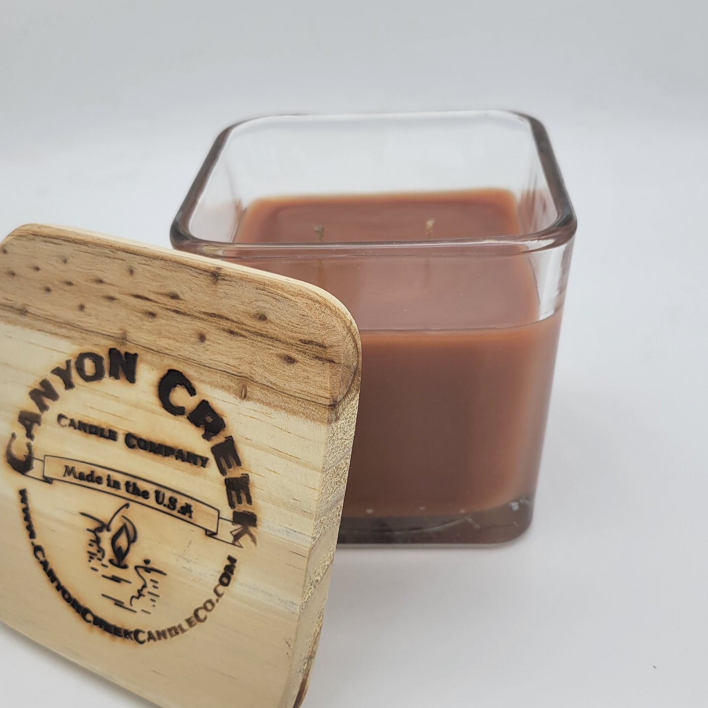 Apple Pie 14oz cube jar candle