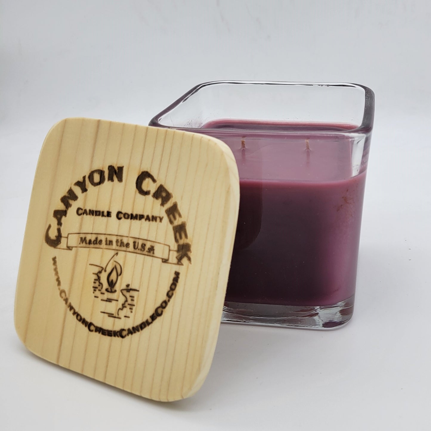 Black Raspberry Vanilla 14oz cube jar candle