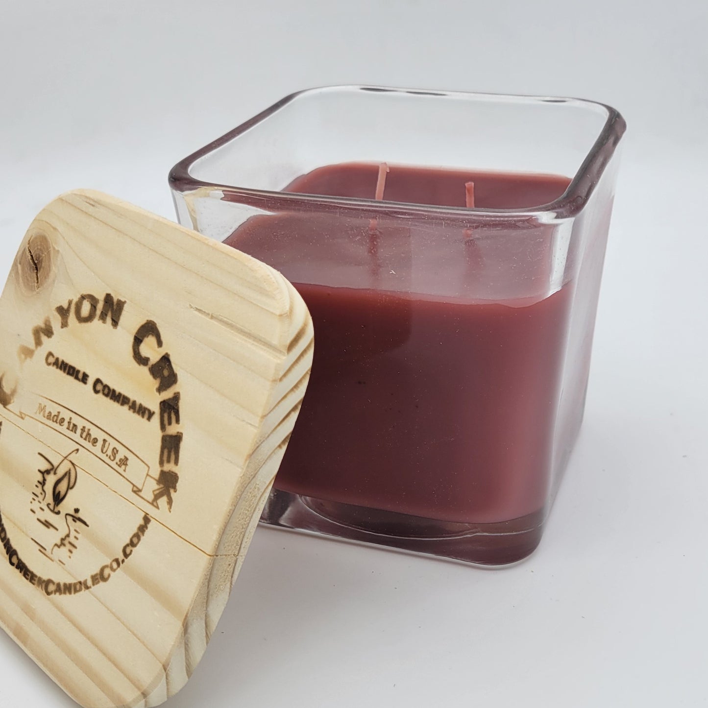 Blackberry Sage 14oz cube jar candle
