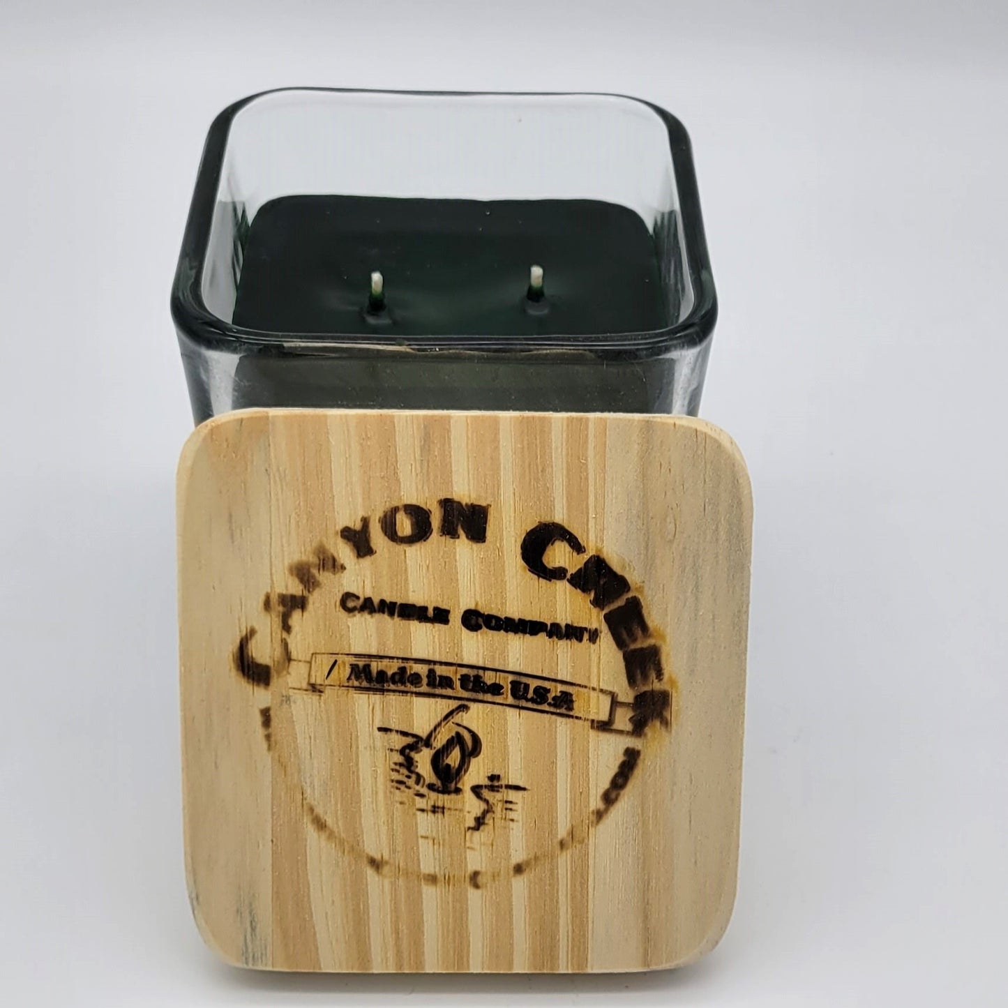 Green Grass 14oz cube jar candle