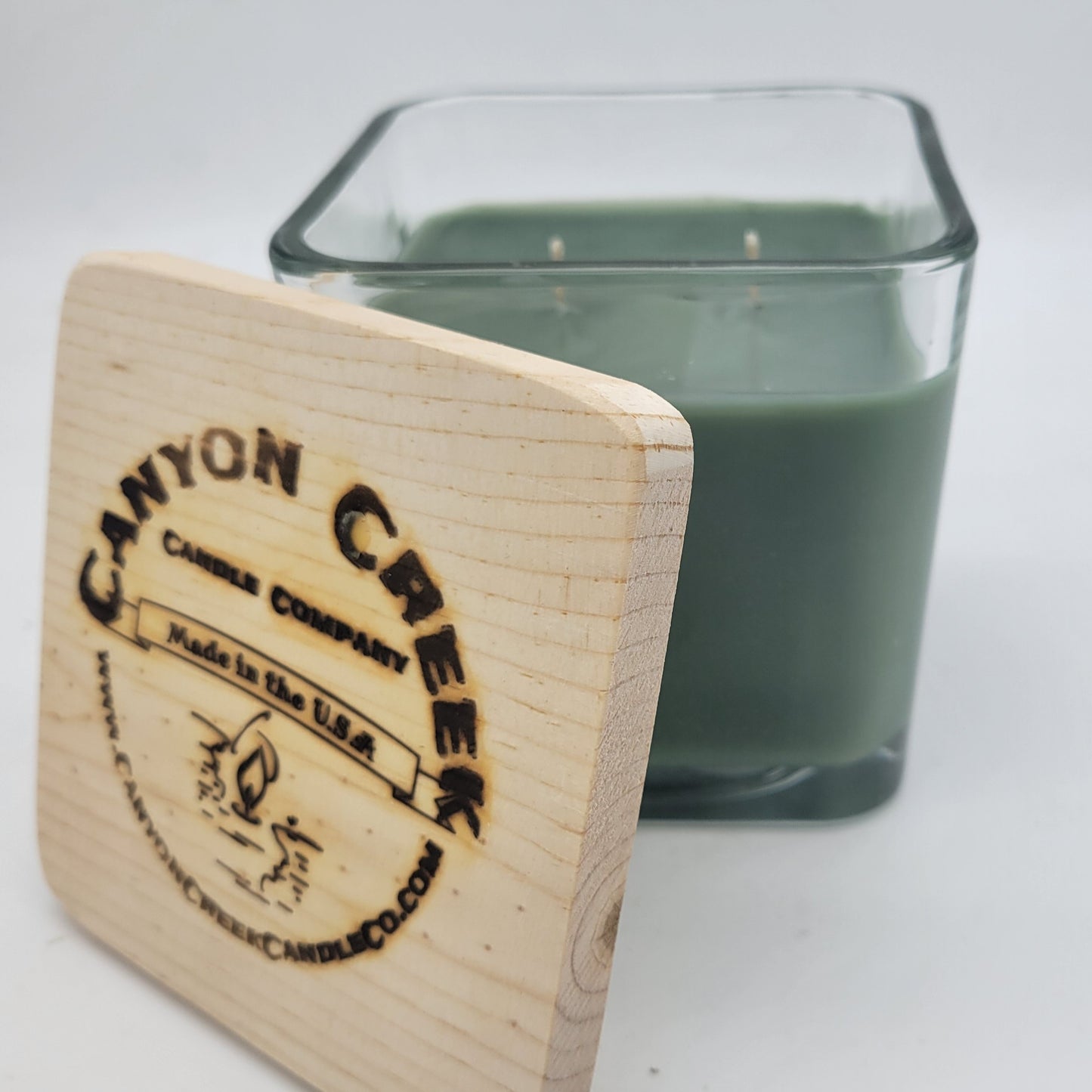 Northwoods 14oz cube jar candle