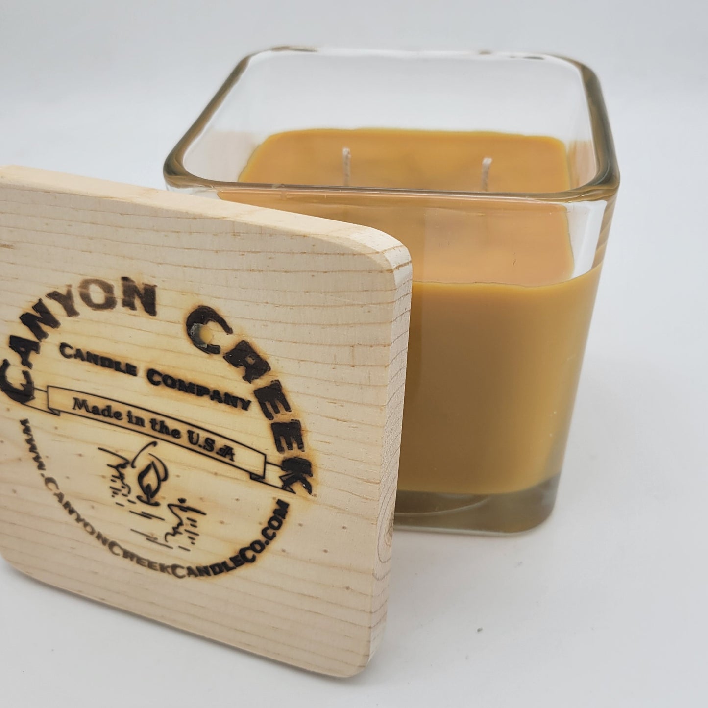 Pumpkin Chai 14oz cube jar candle