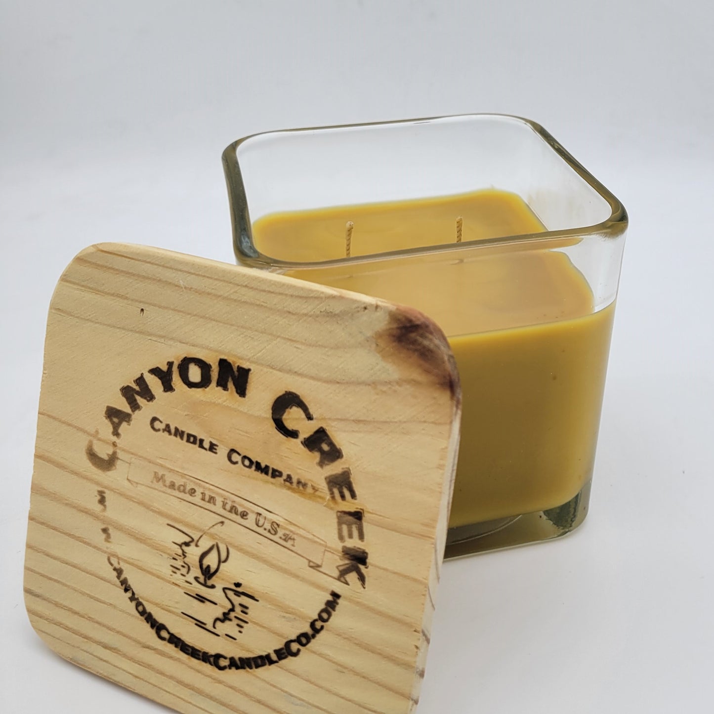 Cinnamon Vanilla 14oz cube jar candle