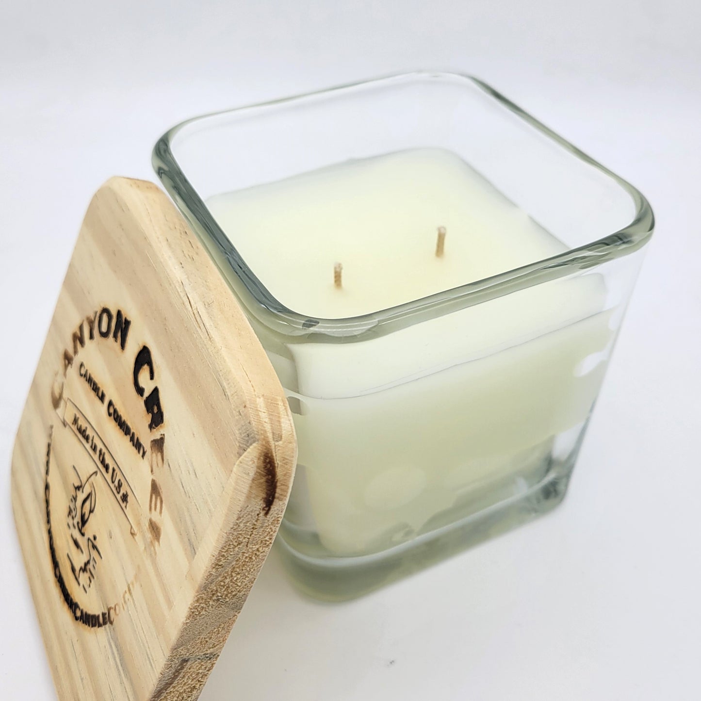 Clean Sheets 14oz cube jar candle