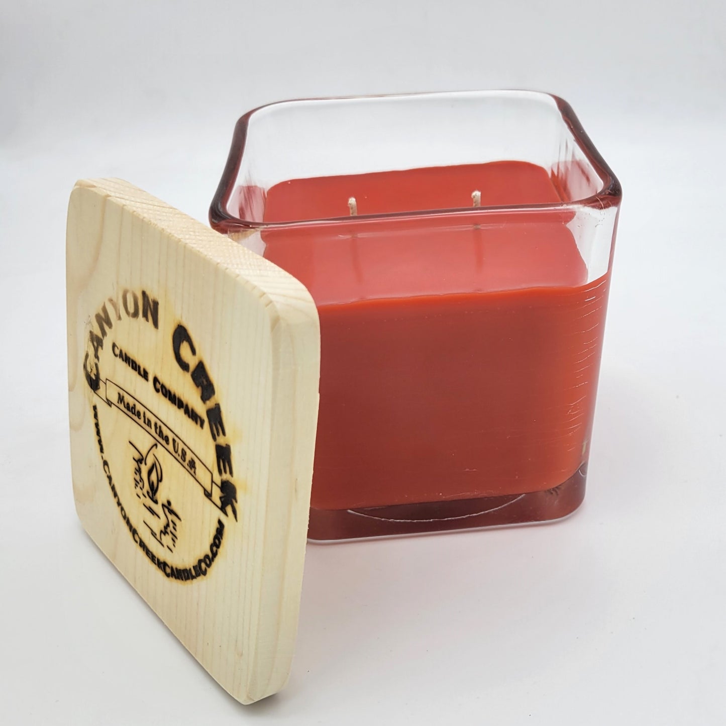 Cranberry Citrus 14oz cube jar candle
