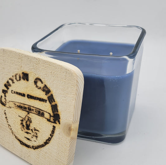 Mystic Waters 14oz cube jar candle