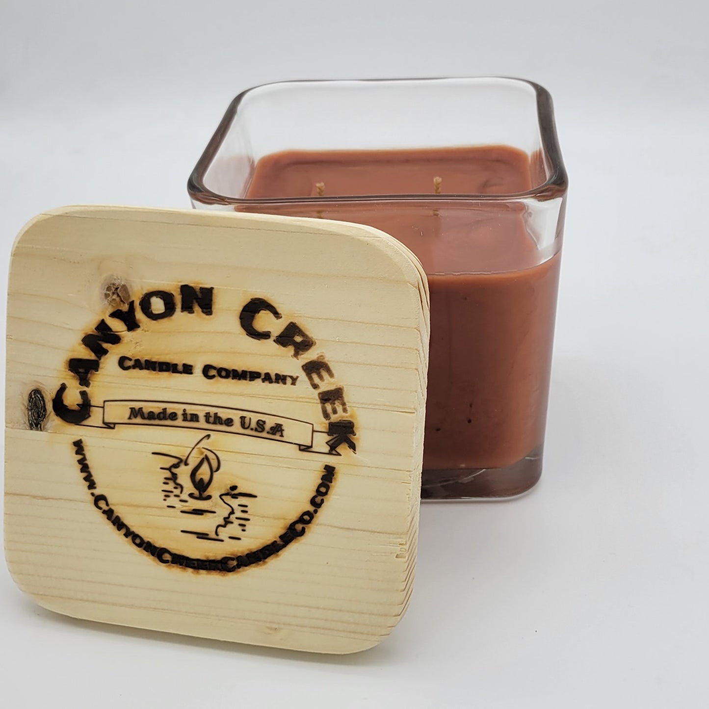 Spiced Caramel Coffee 14oz cube jar candle