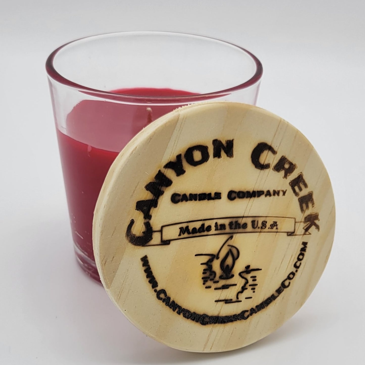 Strawberry Rhubarb 8oz tumbler jar candle