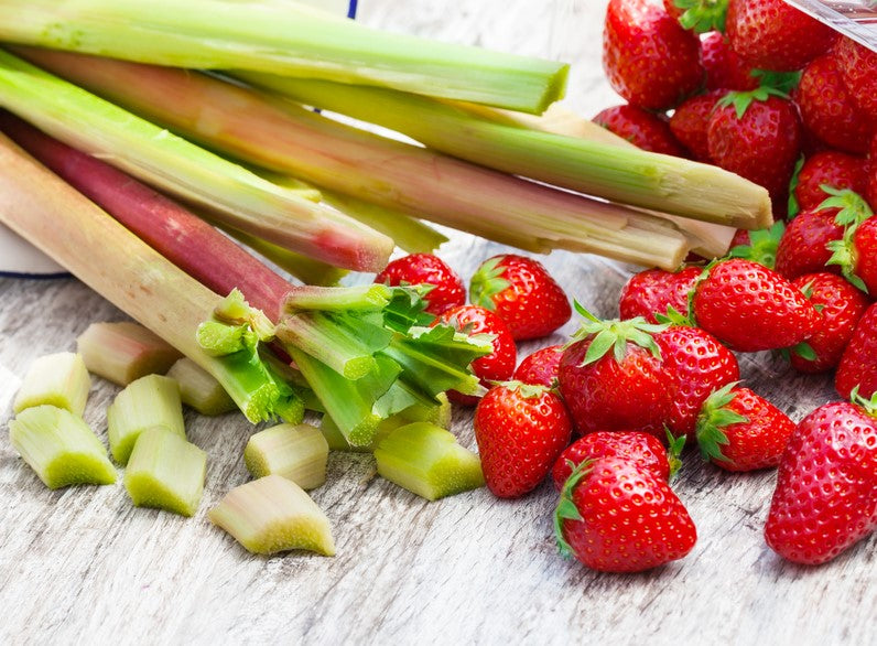 Strawberry Rhubarb 8oz tumbler jar candle
