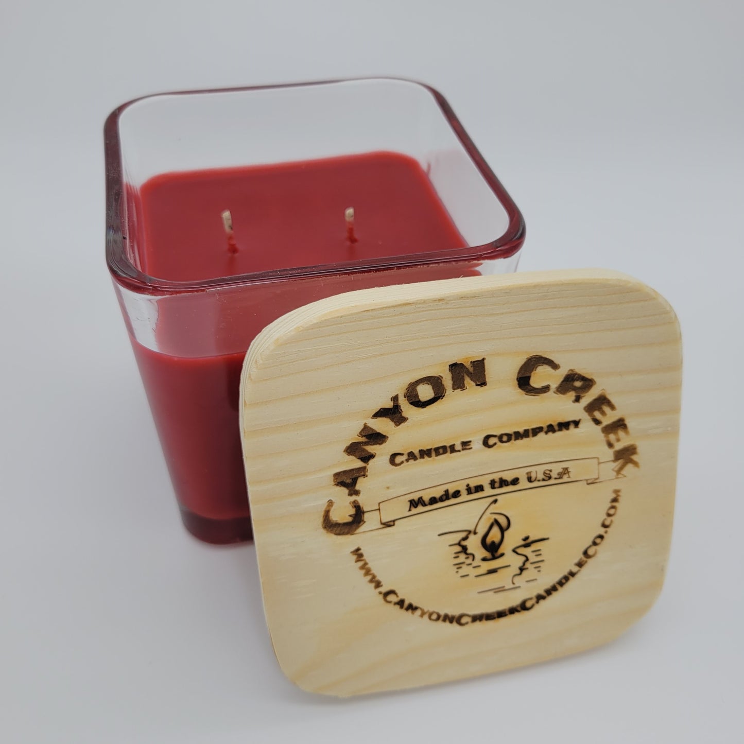 Candied Apple 14oz cube jar candle