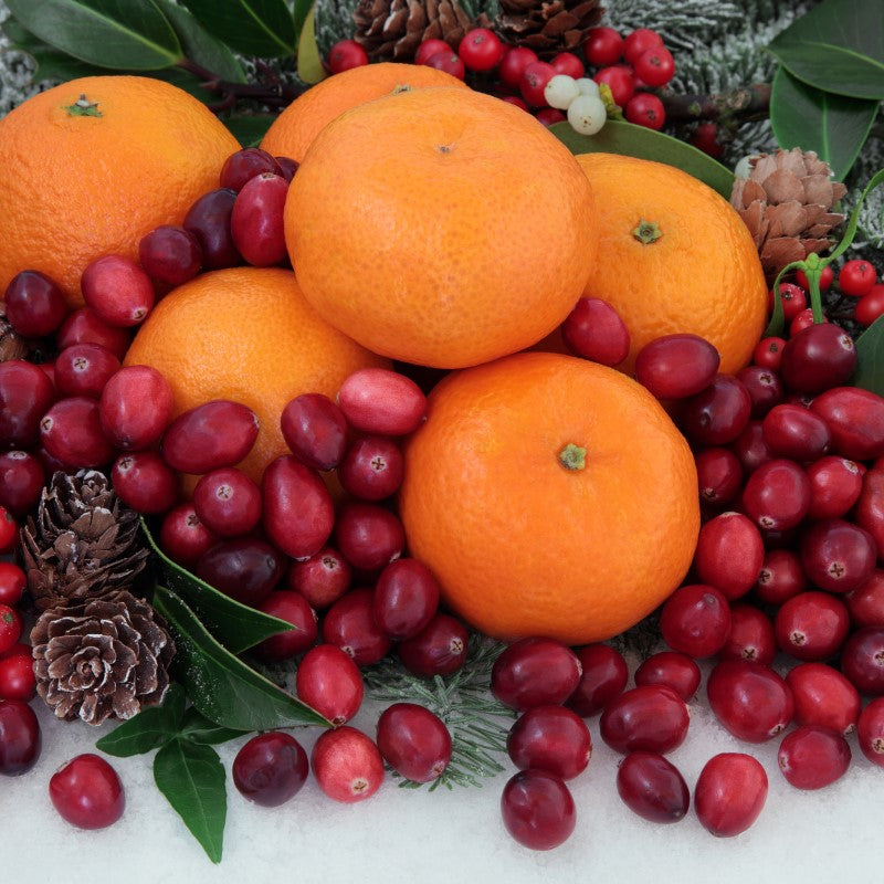 Cranberry Citrus 14oz cube jar candle