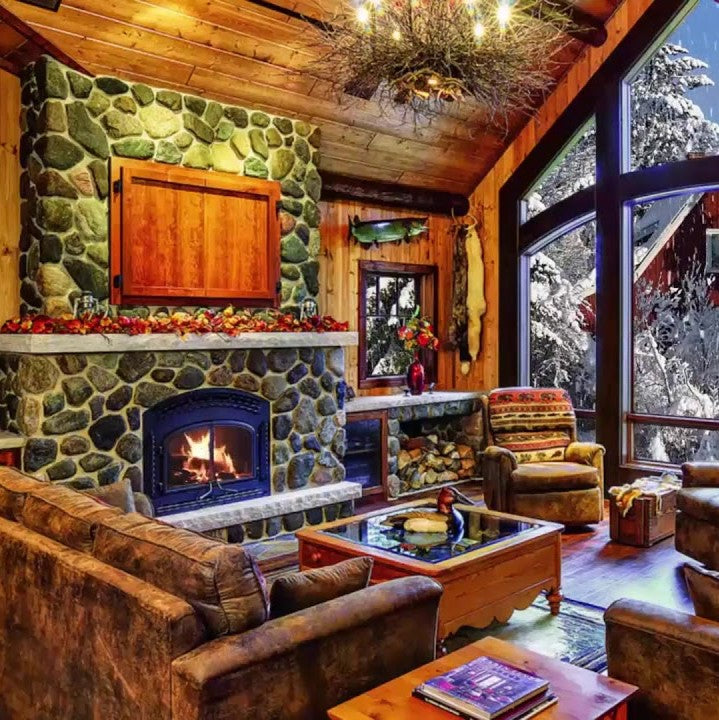 Cozy Cabin 6oz jar candle