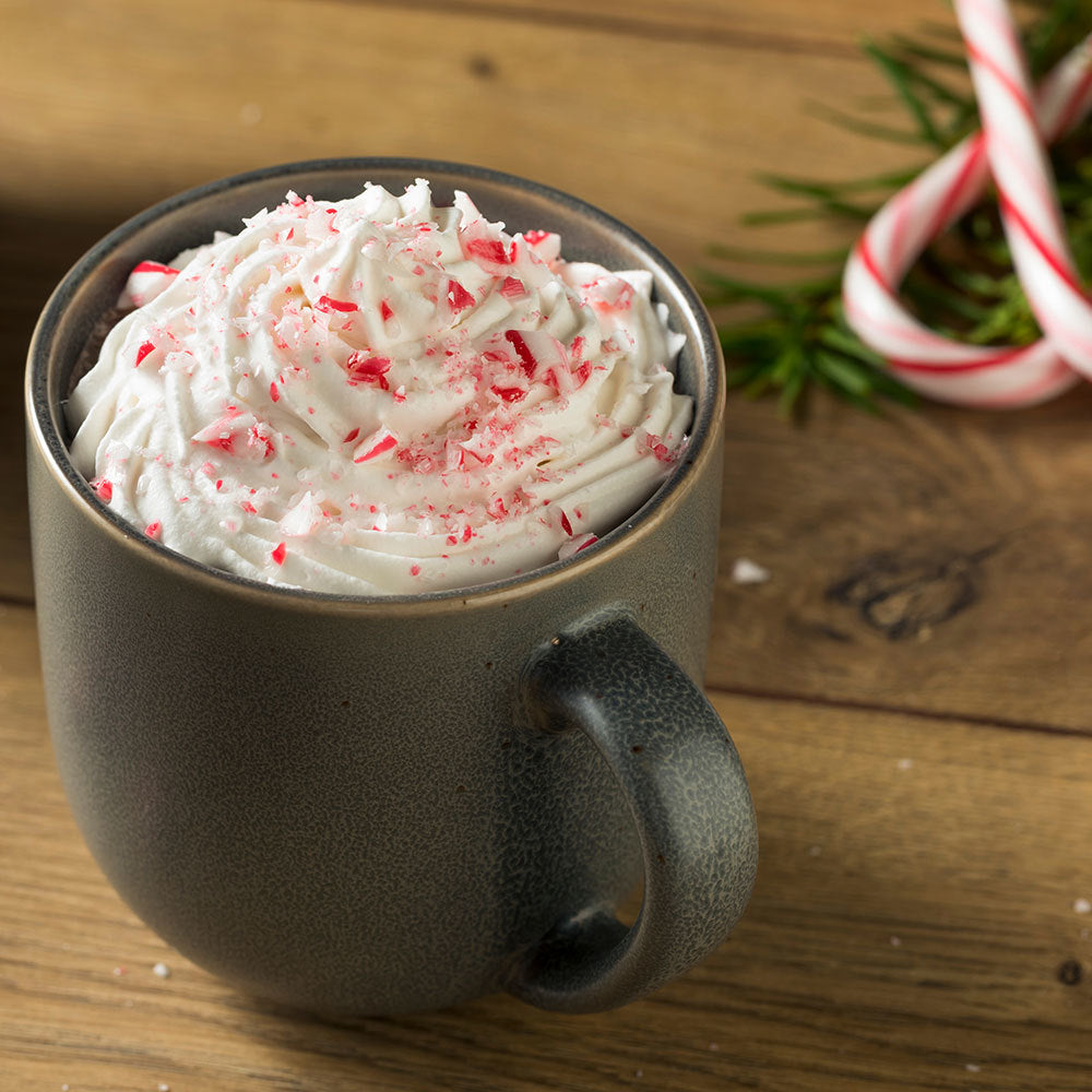 Peppermint Mocha 14oz cube jar candle
