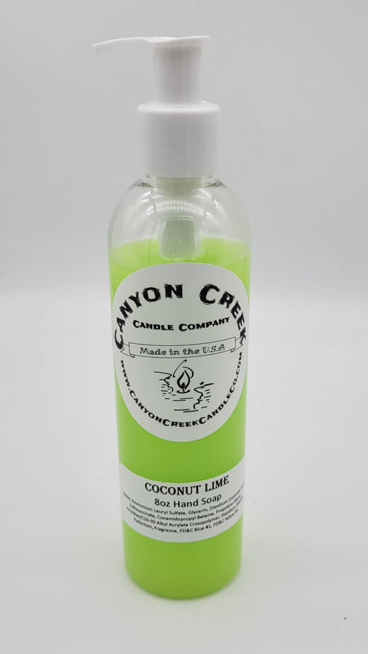 Coconut Lime 8oz Hand Soap