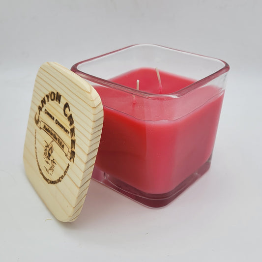 Pink Grapefruit 14oz cube jar candle