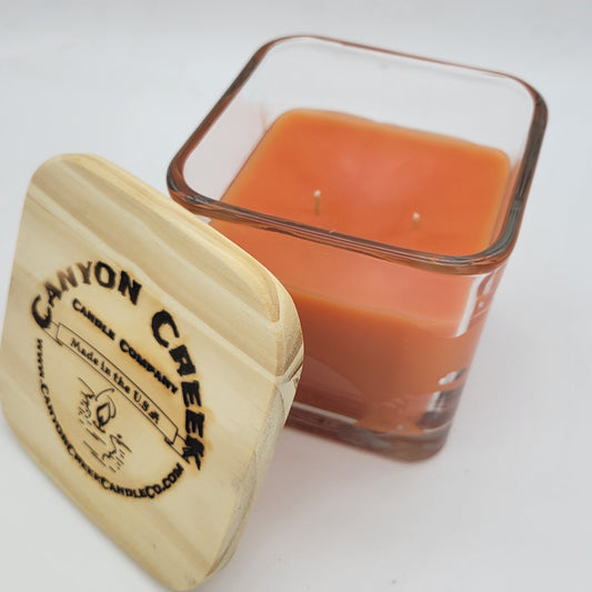 Enchanted Sunrise 14oz cube jar candle