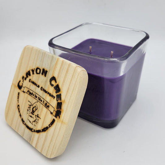 French Lilac 14oz cube jar candle