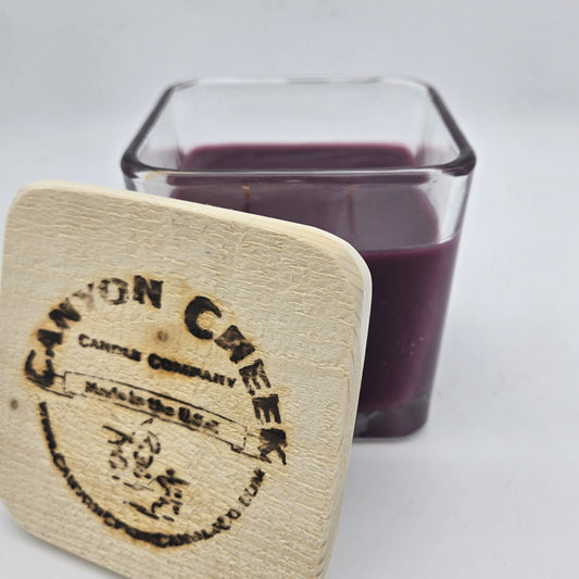 Boho 14oz cube jar candle
