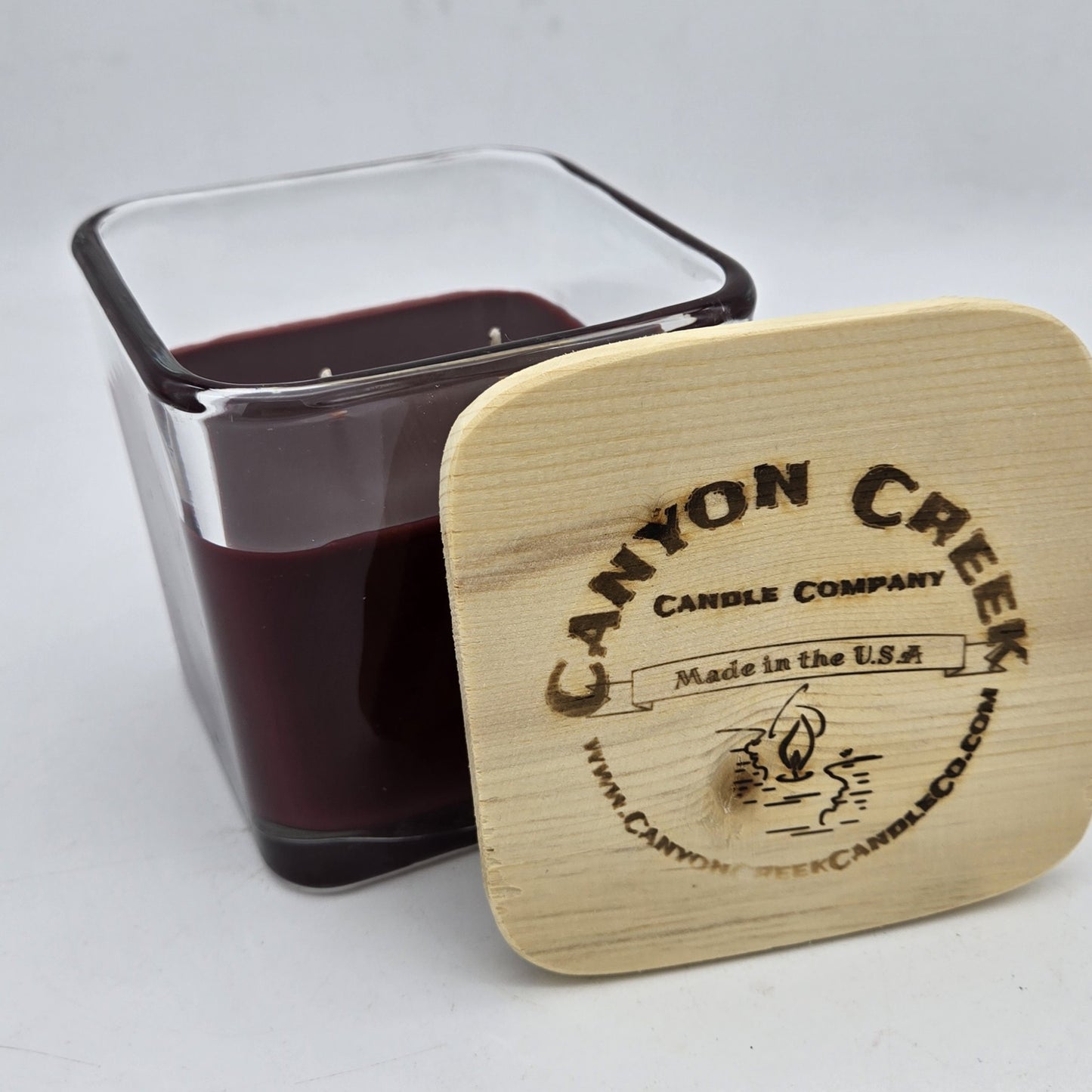 Evermore 14oz cube jar candle