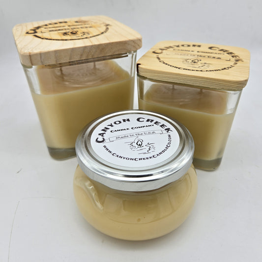 Santa's Whiskers candle