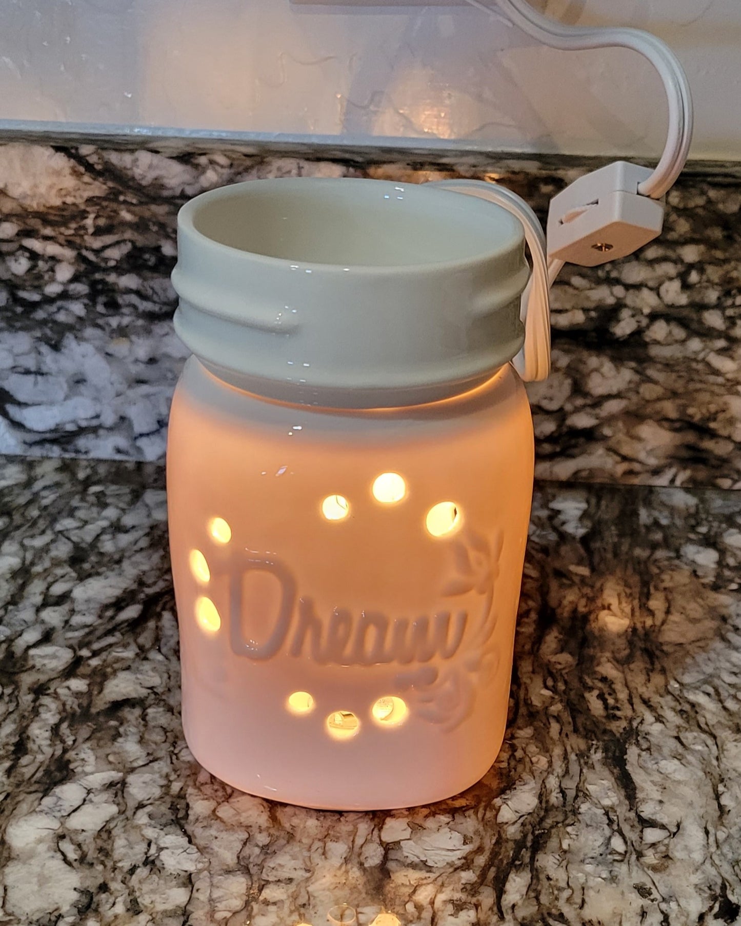 Midsize Illuminating Melt Warmer-Mason Jar